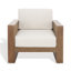 Chaise de patio en eucalyptus Westport