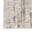 Tapis intérieur / extérieur rectangulaire en polypropylène tissé à la machine abstrait ivoire / gris-1131023226