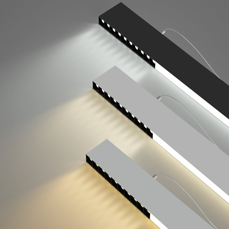 - Light Matte Black LED Pendant