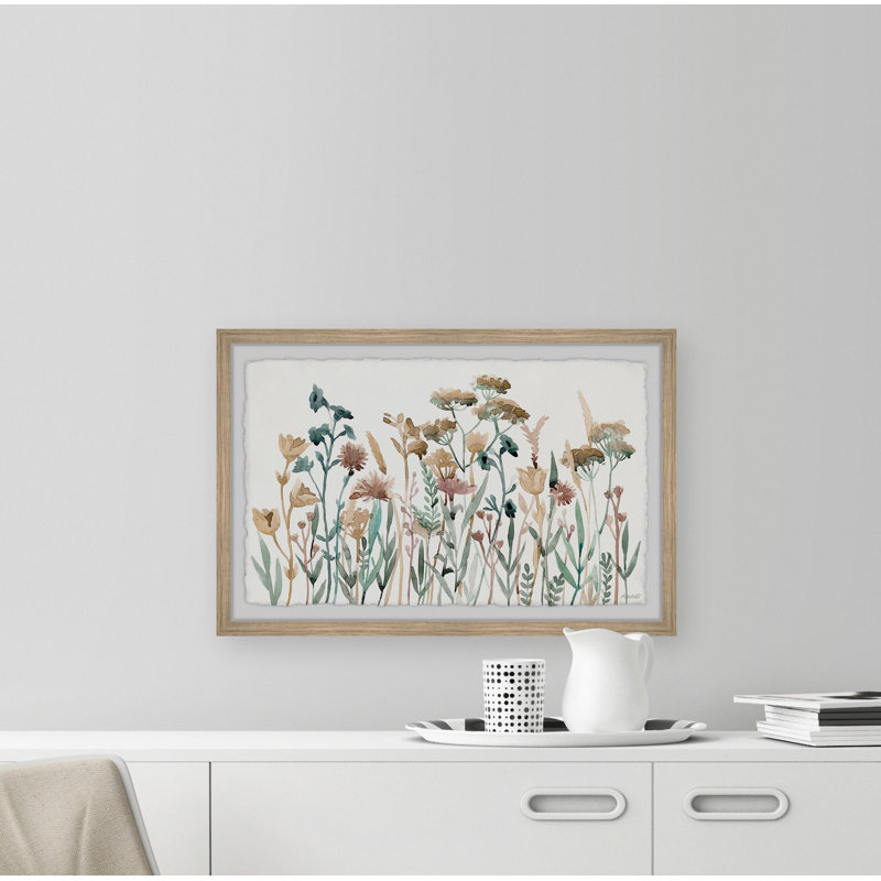 Nice Flowers - Single Picture Frame Painting, 20cm H x 30cm W x 3.81cm D