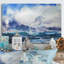 Vague et goélands - Peinture sur toile-545227209-545227218