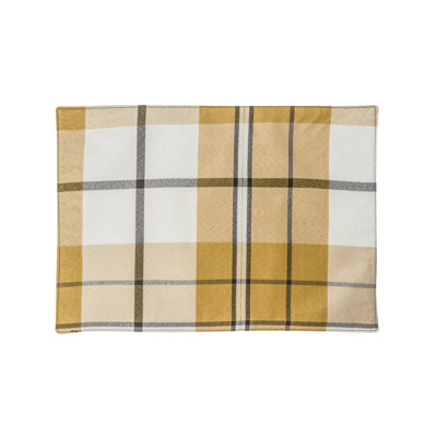Vinci Polyester Plaid Rectangle Placemat