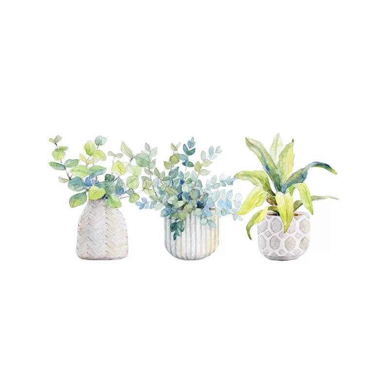 Decorative Plant Arrangement I by Lanie Loreth - Wrapped Canvas Painting, 66.04 cm H x 45.72 cm W x 1.91 cm D
