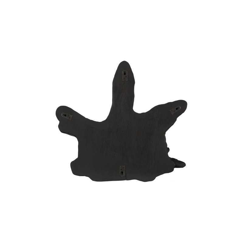 Teak Slice Wall Décor, Lg, Black