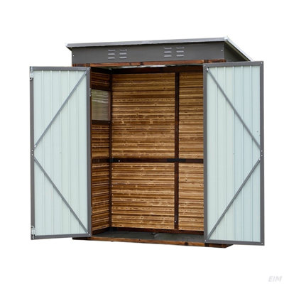 3*5FT Iron-Wood Combination Tool Shed – A Perfect Blend Of Nature And Functionality
