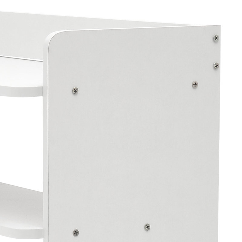 Shoe Rack, White, 104cm H x 62cm W x 26cm D