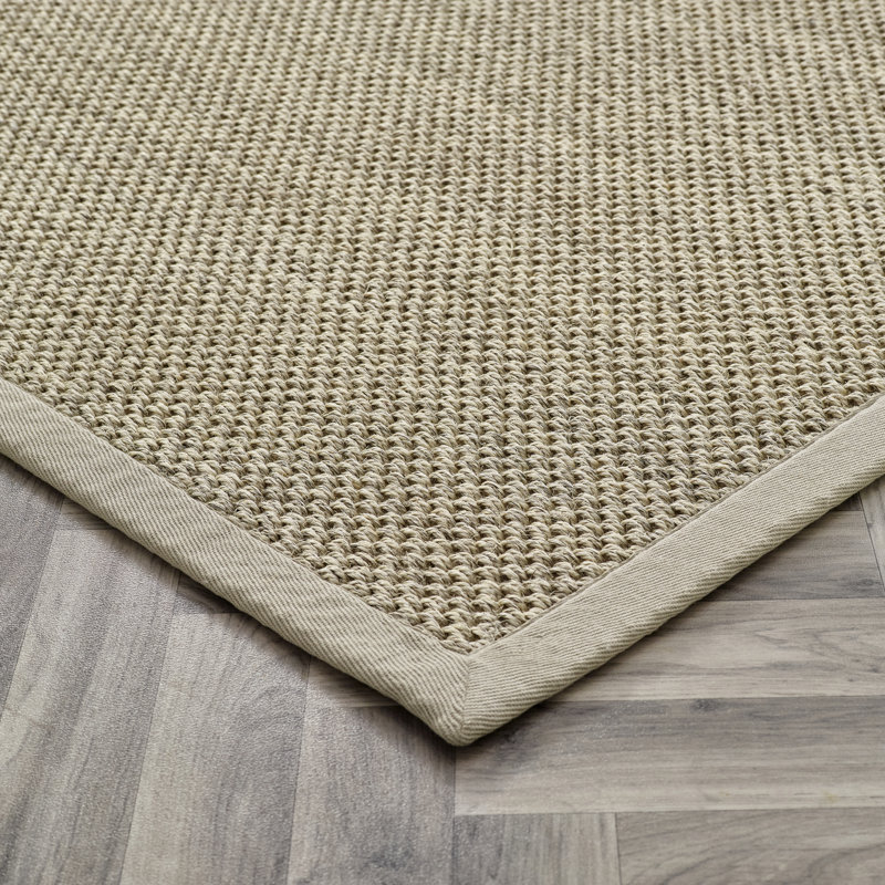 Haugen Solid Colour Jute / Sisal Hand Braided Area Rug, Rectangle 160 x 230cm