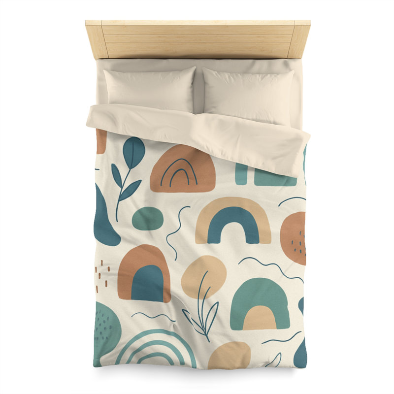  Duvet Covers No 1 Single Piece, Cream/Brown, Twin Duvet Cover