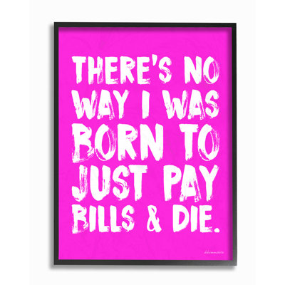 «More To Life», art mural en toile blanche et rose par House of Lulu
