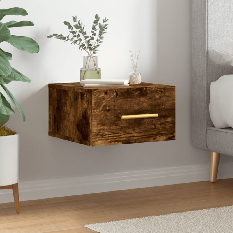 Maddielyn 1 - Drawer Rectangle Accent Chest, Smoked Oak