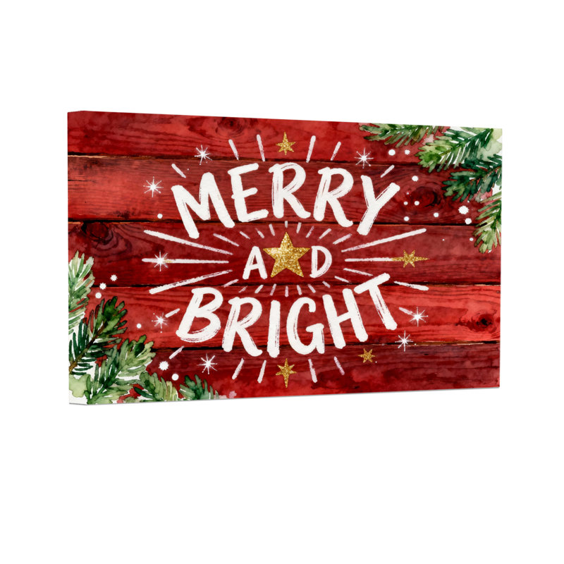 Conception de planche de bois joyeuse et lumineuse de Noël avec des branches de pin