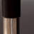 Cherry Wood Color+Black+Silver Rectangular Solid Wood+Carbon Steel+Aluminium End Table