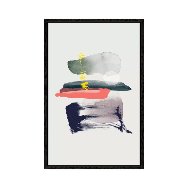 Drive by Leemo - Print on Canvas, 152.5 cm H x 101.5 cm W, Black Framed