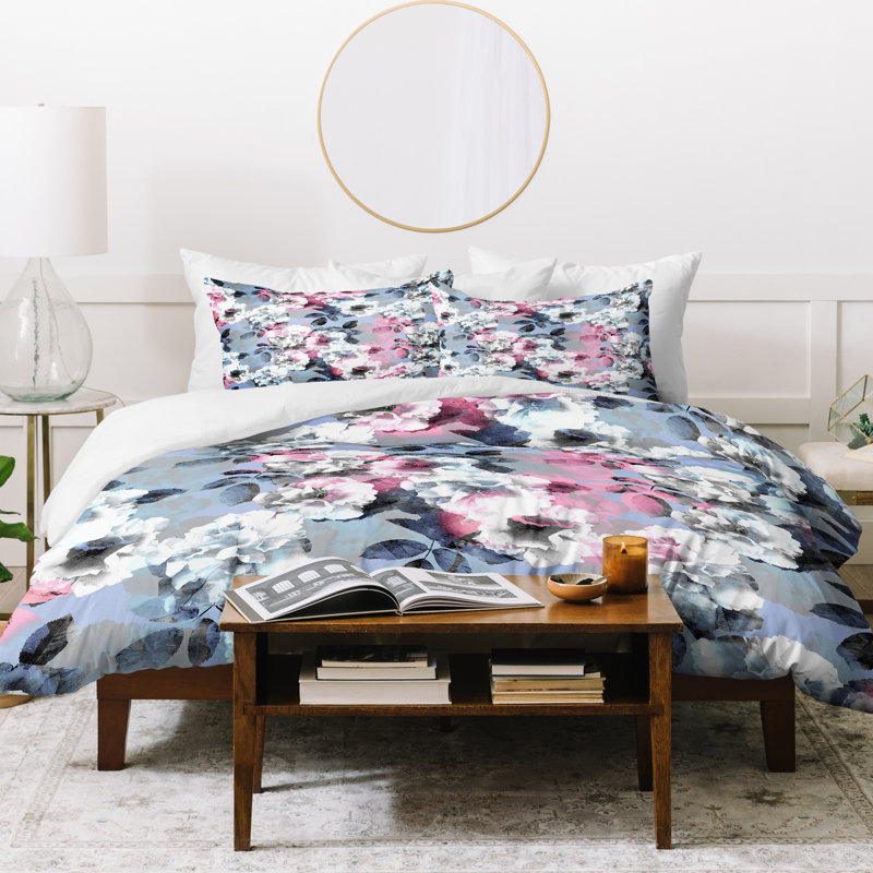 Ensemble de housse de couette floral emanuela carratoni, Simple