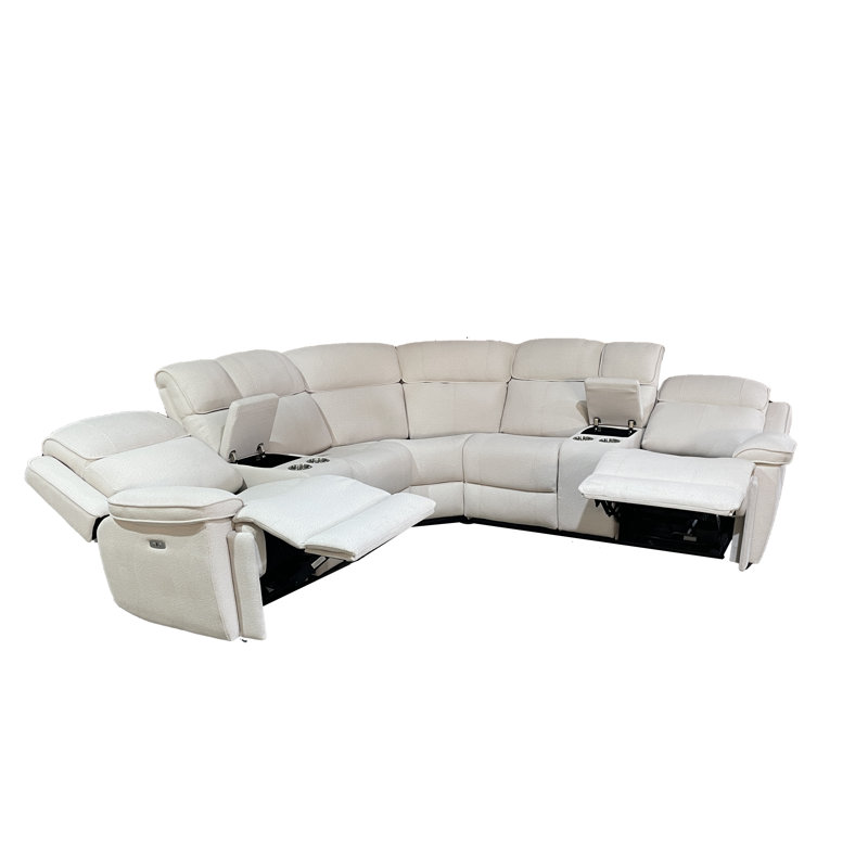 5 Seater Electric Sofa, Cream
