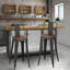 Faycelles Counter Stool with Metal Frame