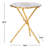 Glass Top End Table-2077346295
