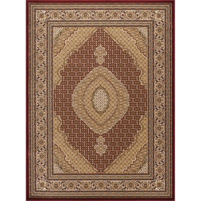 Manchester GC_HER5004 Red 5 Ft. 3 In. X 7 Ft. 3 In. Area Rug