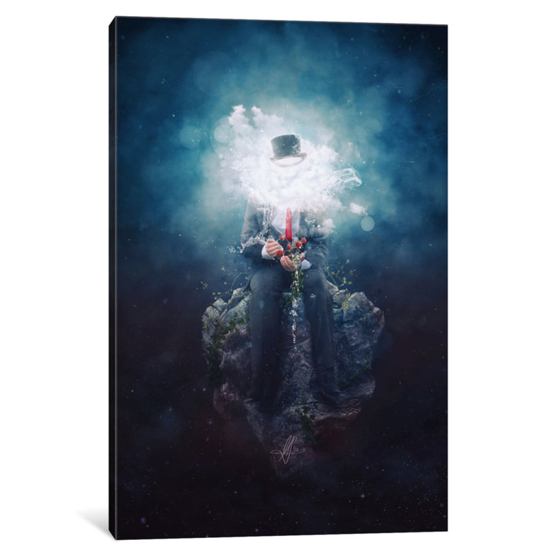 « patience », impression sur toile, H 12 po x l 8 po x P 0,75 po, Toile tendue