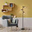 Lampe sur pied à branches 63 "Arame