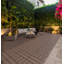 Carreau de terrasse emboîtable en plastique de style l 12 po x l 12 po, 44 pièces inclus-111473527