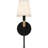 Abdulahi 1-Light Matte Black Wall Sconce
