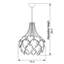Luminaire suspendu à motif de feuillage Nature’S