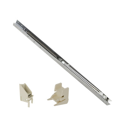 B6C3B83992BD4C8D8630184701104DBF Équilibre de rainure de fenêtre de 18 po de longueur 17 à 20 lb Poids de la ceinture avec 60-507 en haut et 60-501 en aluminium avec guide de ceinture inférieure