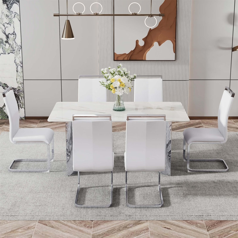 7 Pieces Dining Table Sets