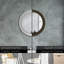 Huldar Glass Flat Wall Mirror
