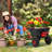 800LBS Heavy-Duty Garden Dump Cart with Steel Frame