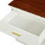 Buffet de rangement, imperméable, 3 + 3 tiroirs, brun et blanc, papier importé pour buffet de salon, grattoir