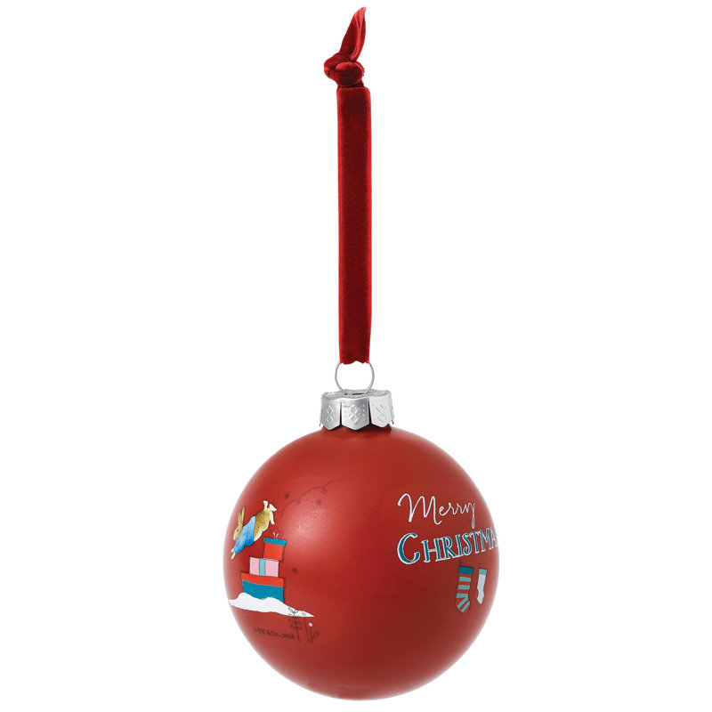 8cm Glass Animals Bauble