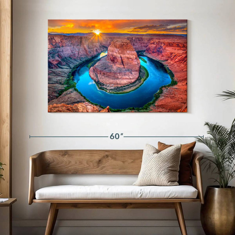 Alvord Magic Horseshoe Bend, H 32 po x l 48 po