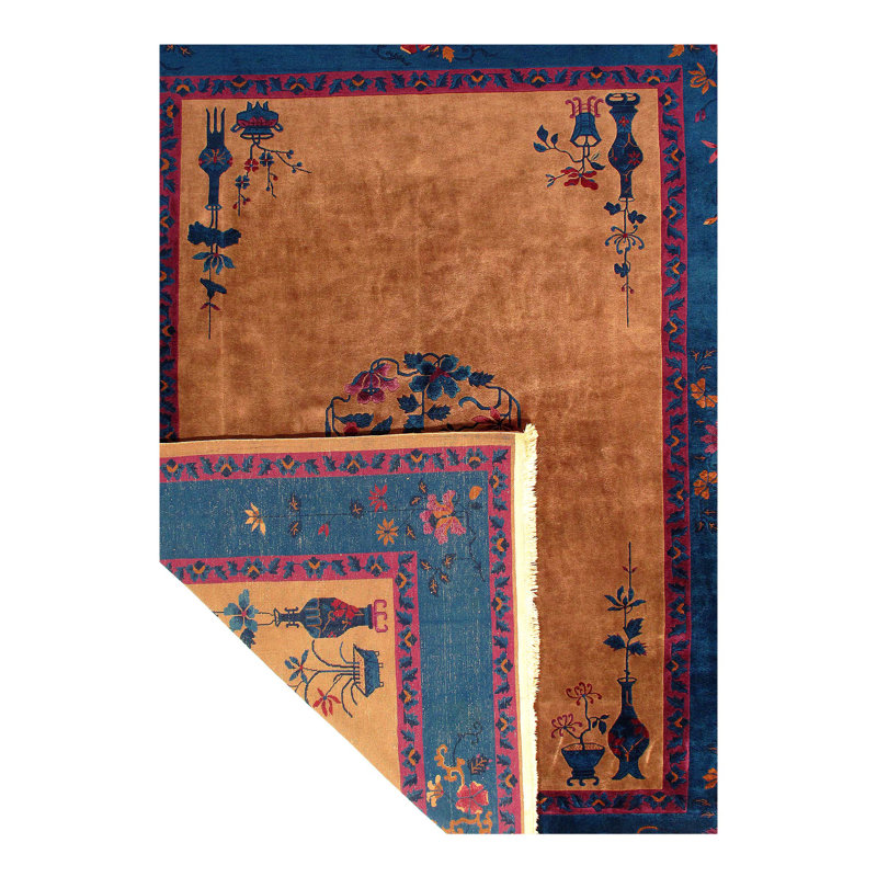 One-of-a-Kind Rectangle 9'31" X 11'8" Hand Knotted Area Rug