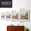 Impression florale vintage encadrée XXXVI - bois massif-1327216880-1327216883