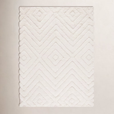 Dabria Hand-Woven Chevron Wool Rug