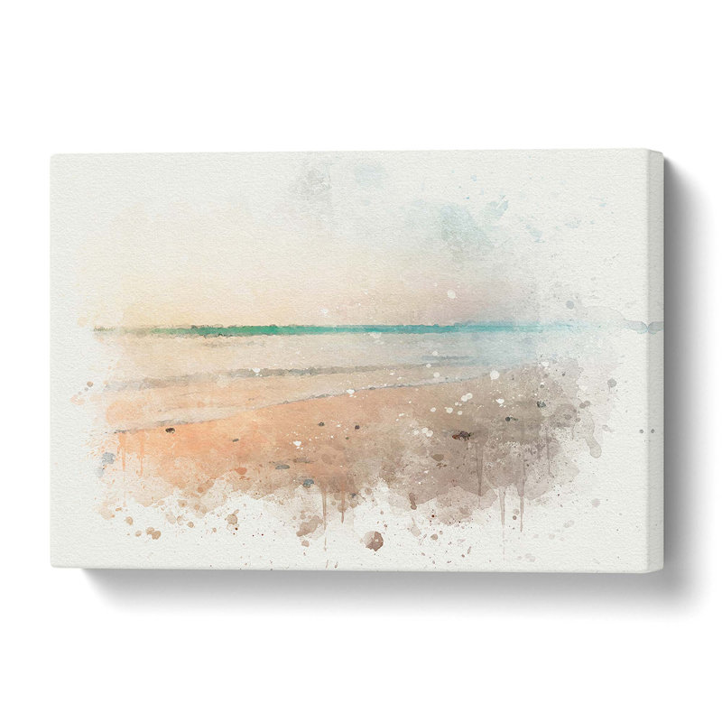 Freshwater West Beach In Wales - Wrapped Canvas Print, 61 cm H x 91.4 cm W