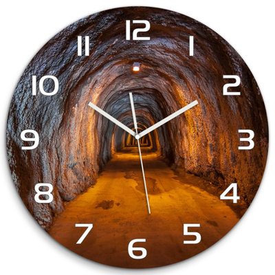 Jonnae Glass Wall Clock