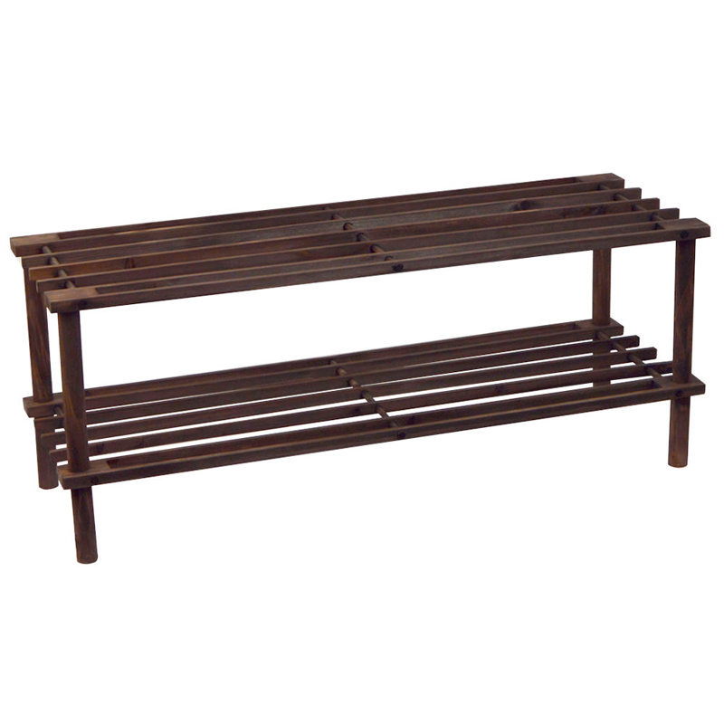 Shoe Rack, Dark Oak