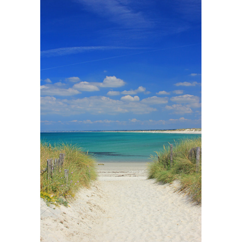 " Beach At Tronoen " by Jopelka, 12" W x 18" H