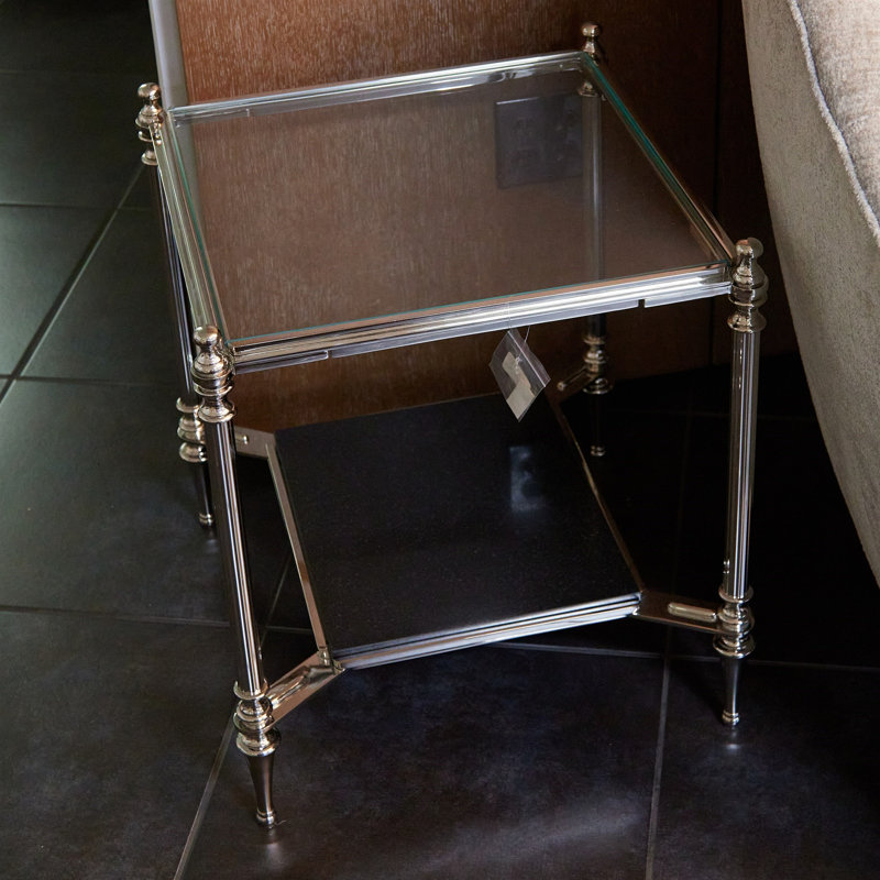 Medford Glass End Table