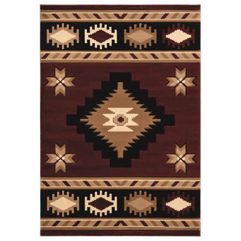 Barraza Geometric Indoor Rug, Rectangle 1'10" x 2'8"