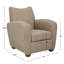 Chaise d'appoint Gloriette, naturel-942584045