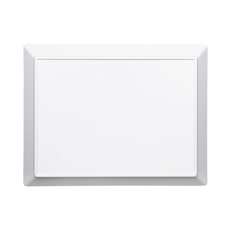 Elite Global Solutions Melamine Platter, White, 1.5" H x 15" W x 12" D