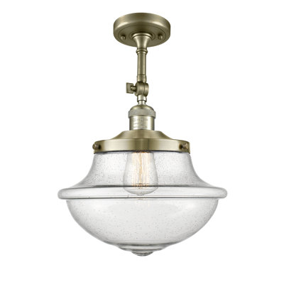 Grourke Glass Semi Flush Mount
