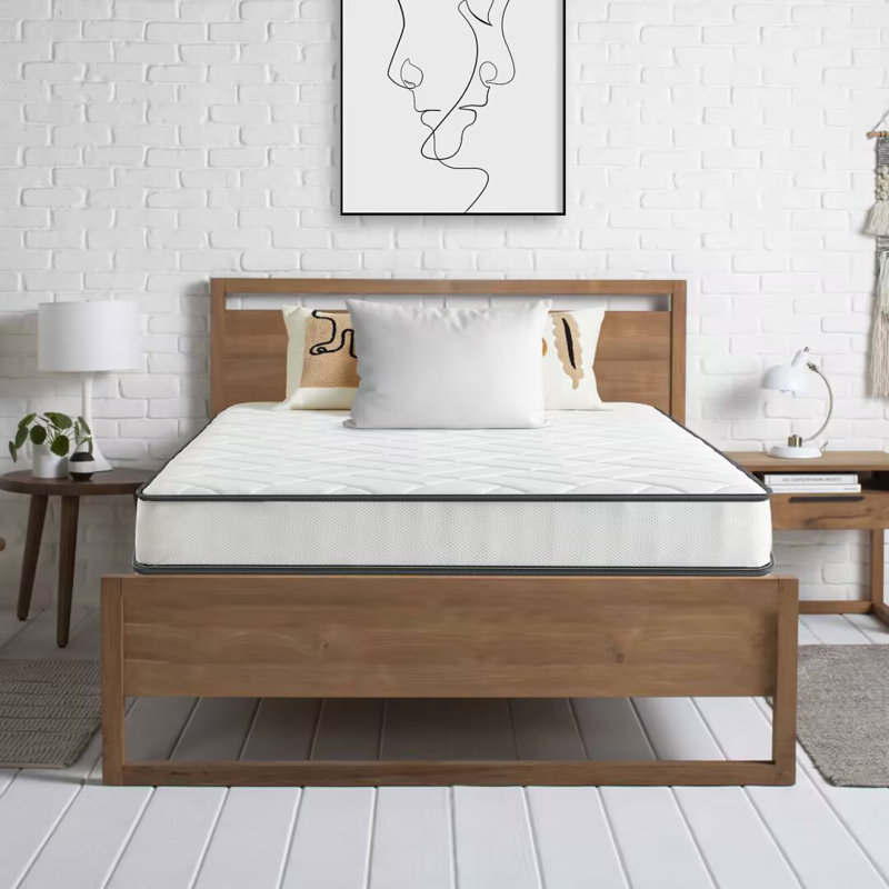  Matelas hybride en mousse viscoélastique imprégnée de gel 6 po, Simple extra long