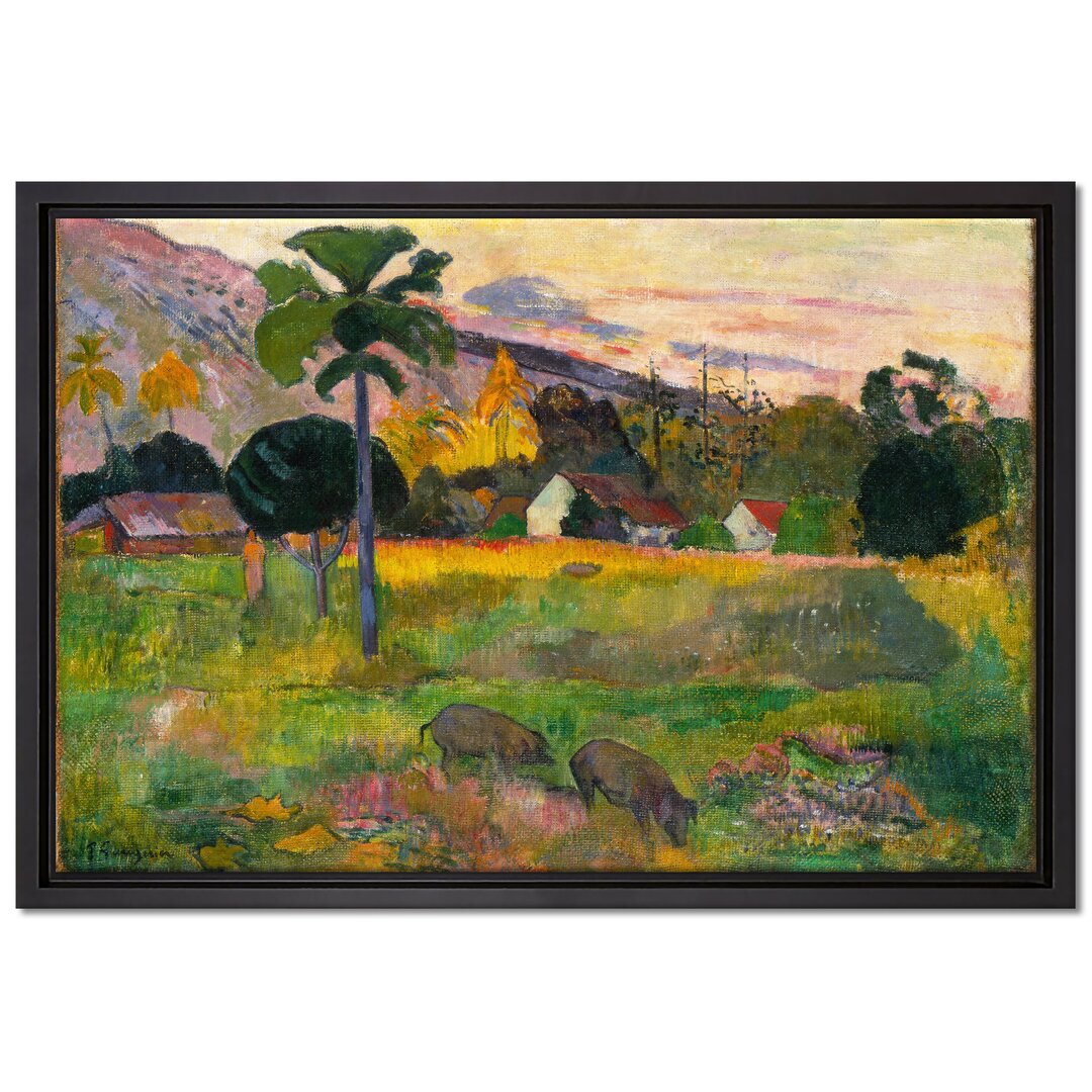 Gerahmtes Leinwandbild May Day von Paul Gauguin