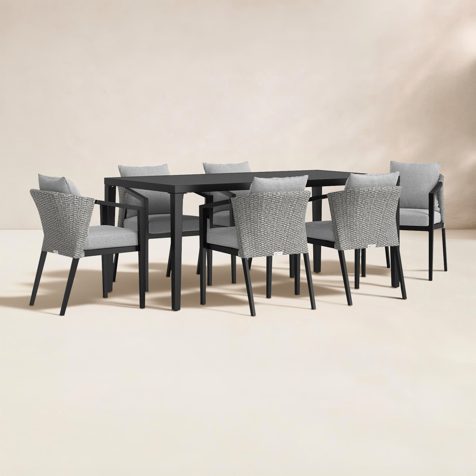 Abalone 70" Patio Dining Set