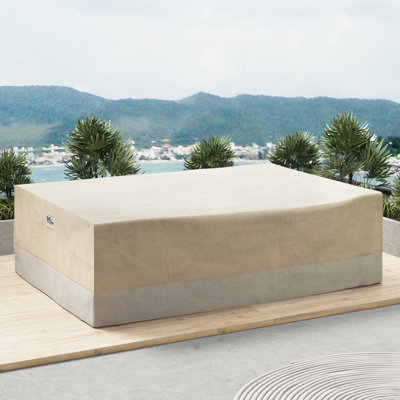 Housse de mobilier de patio robuste pour canapé modulaire d'extérieur